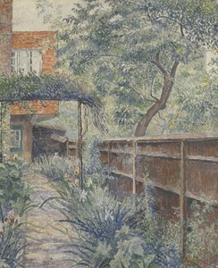 Mi jardín de estudio, 1938 de Lucien Pissarro